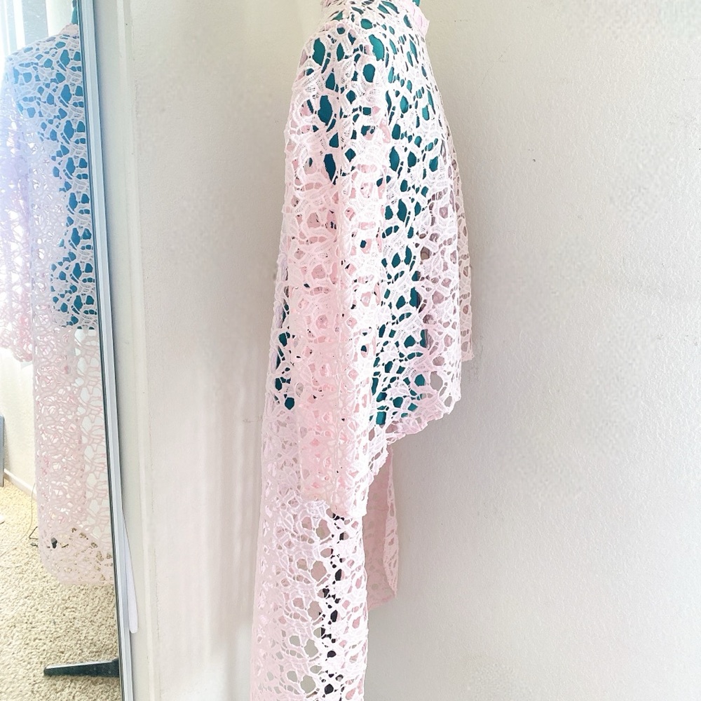 Boho Hippie High Low Oversized Pullover Sweater Size 2X. - Picture 5 of 5